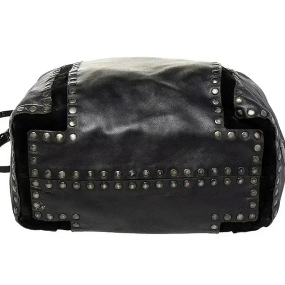 Jimmy Choo Black Studded Shoulder Bag - Picture 4 of 12